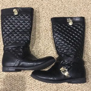 Girls Black Michael Kors Boots